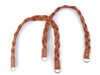 Taschenhenkel geflochten Länge 1 Paar 47-50 cm - Braun