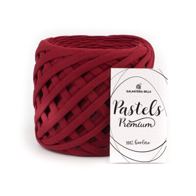 Textilgarn Pastels Premium - Rotwein 1077